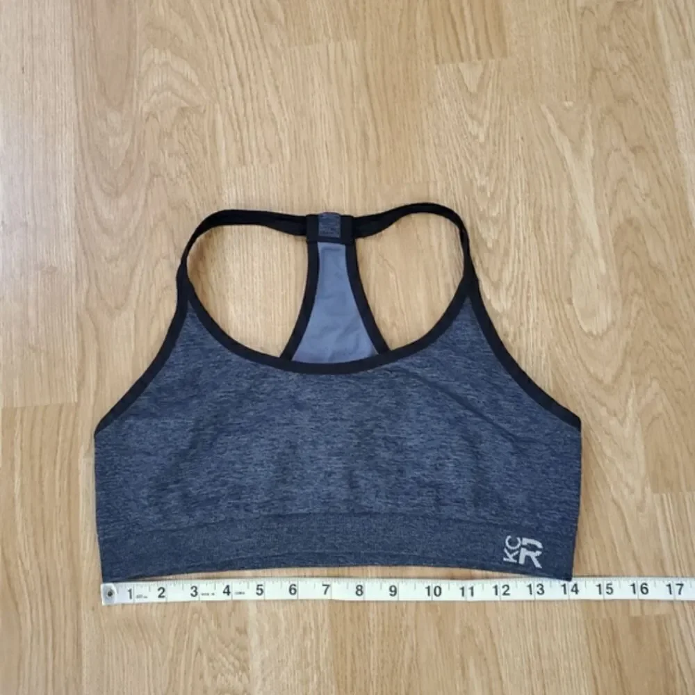 Kenneth Cole Reaction Heather Gray Sports Bra XL
